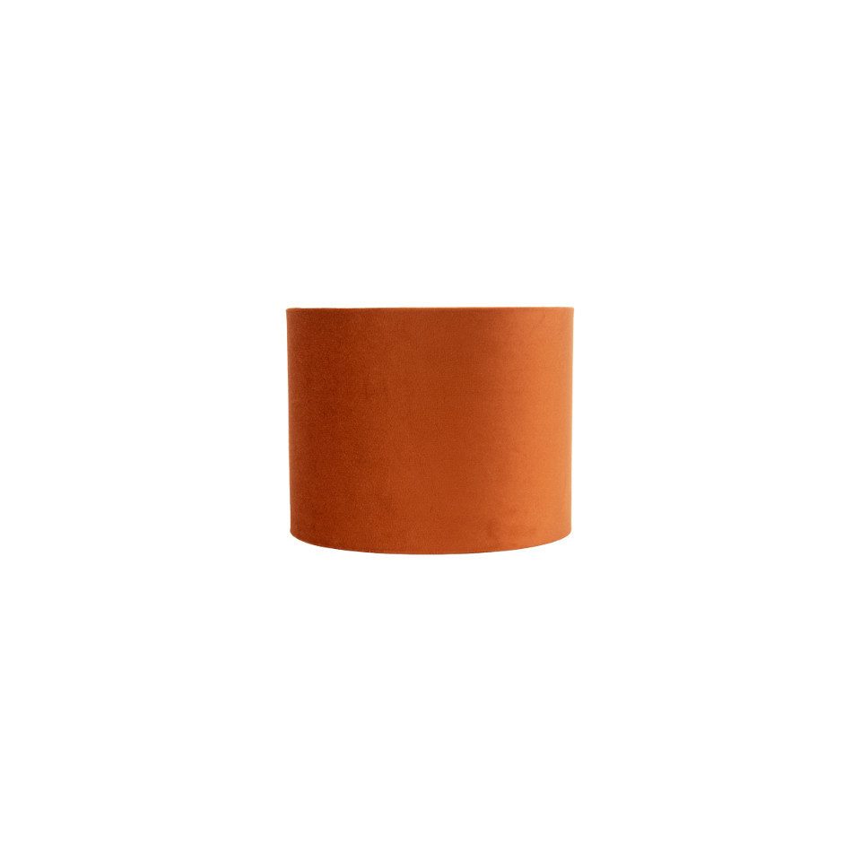 Qazqa Lampenschirm Cilinder oranje goud – Bild 4 von 5