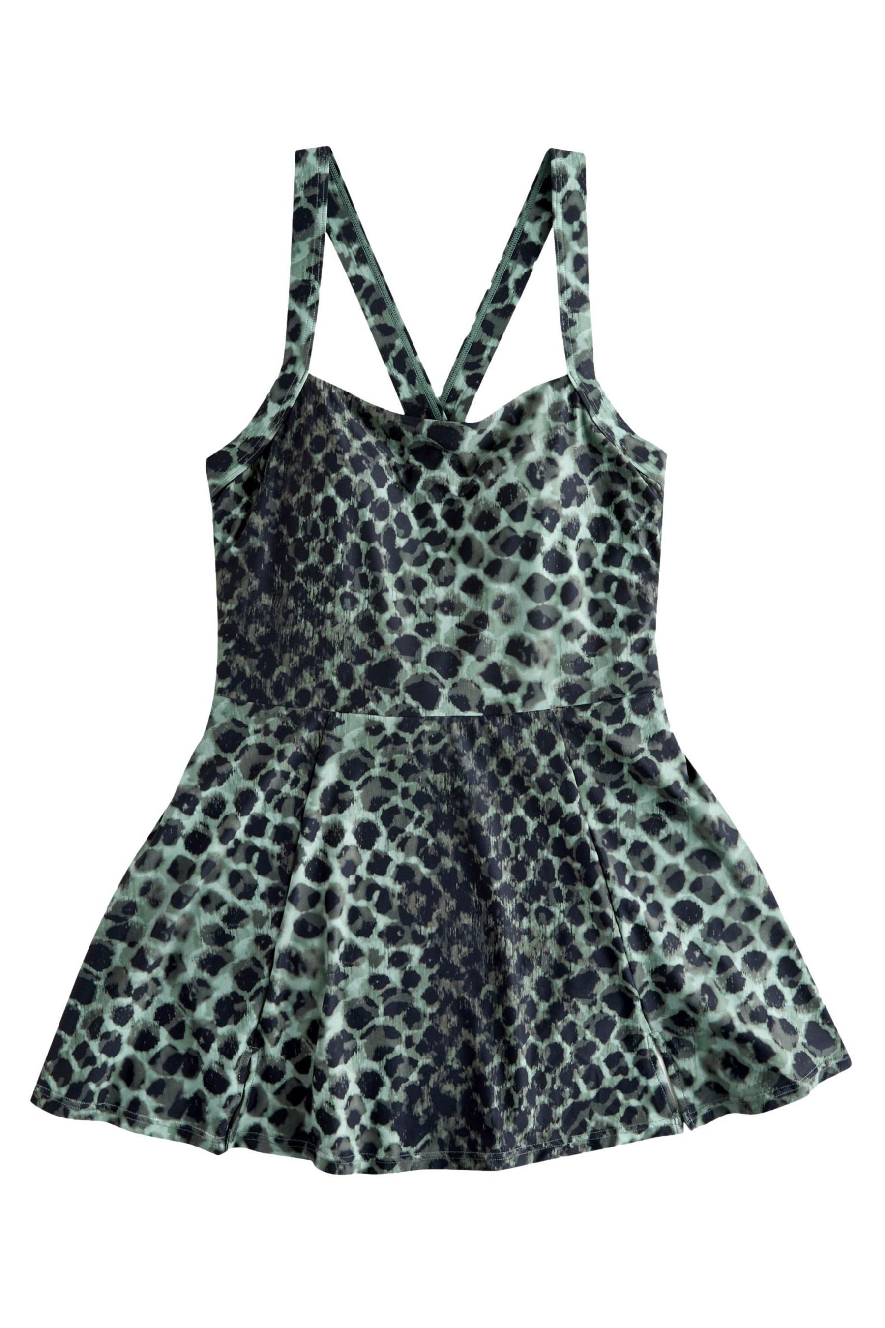 Green/Black Leopard Print