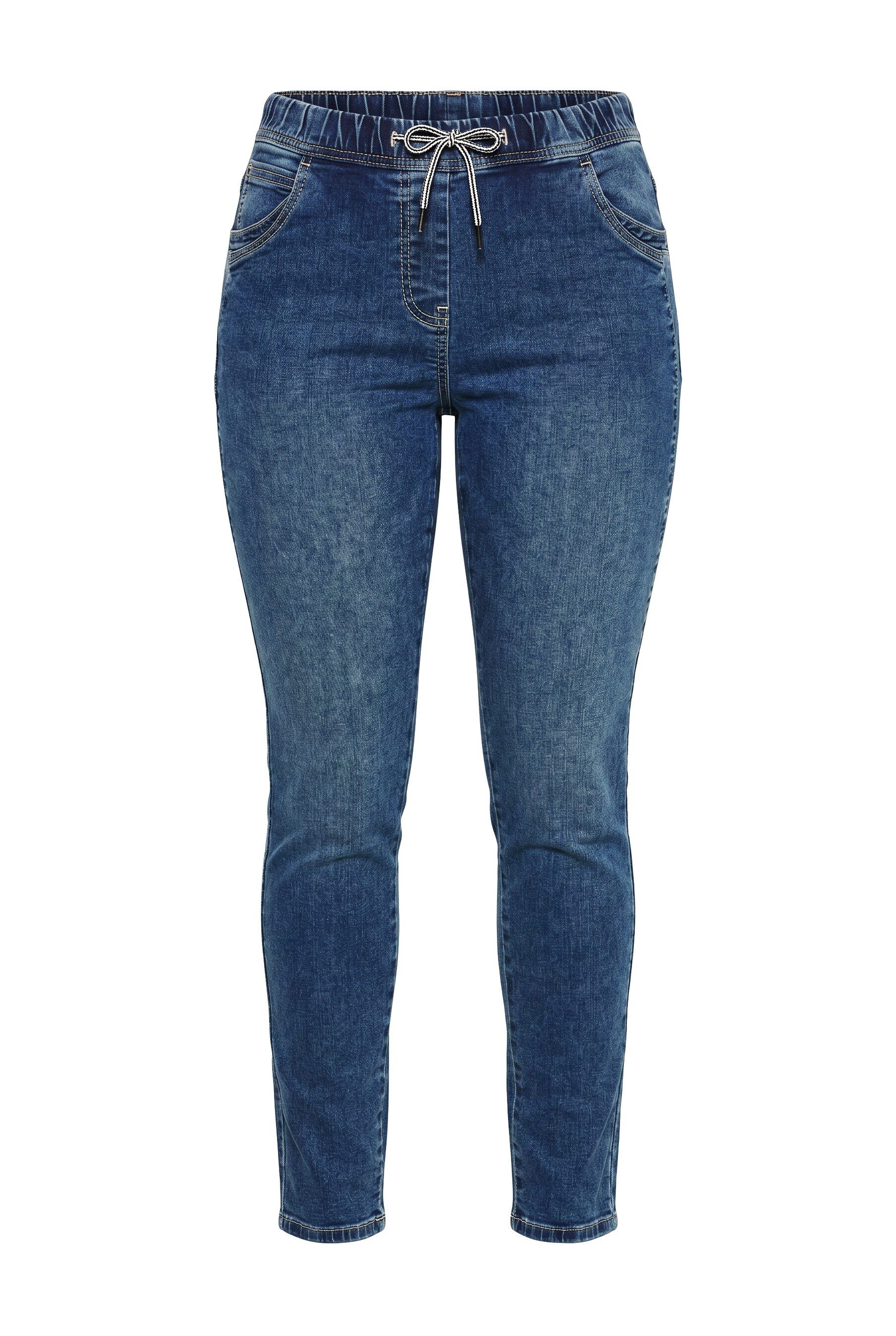Ulla Popken Jeggings Jeggings Sienna schmales Bein Elastikbund – Bild 2 von 4