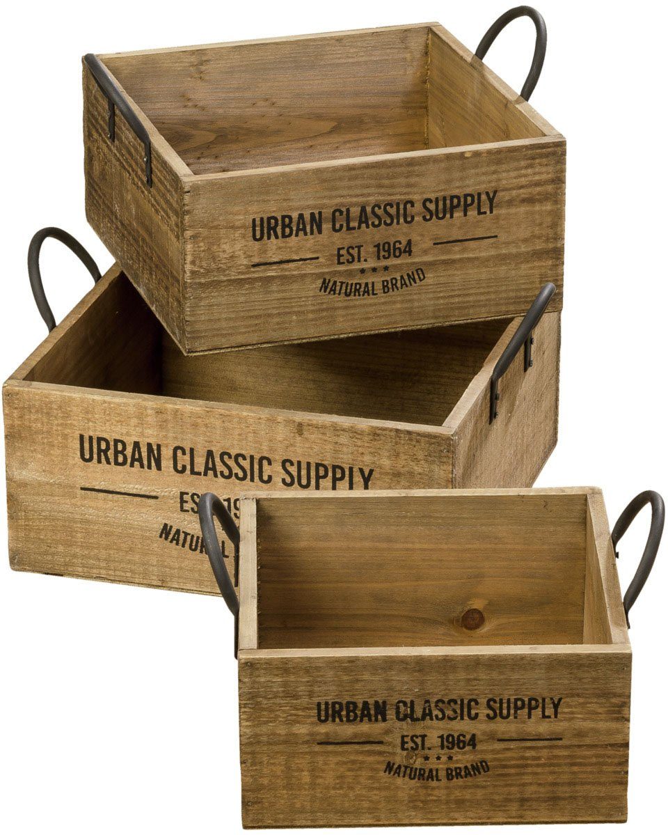 BOLTZE Aufbewahrungsbox »Box Supply, 3 tlg., Set 3« (3 St)