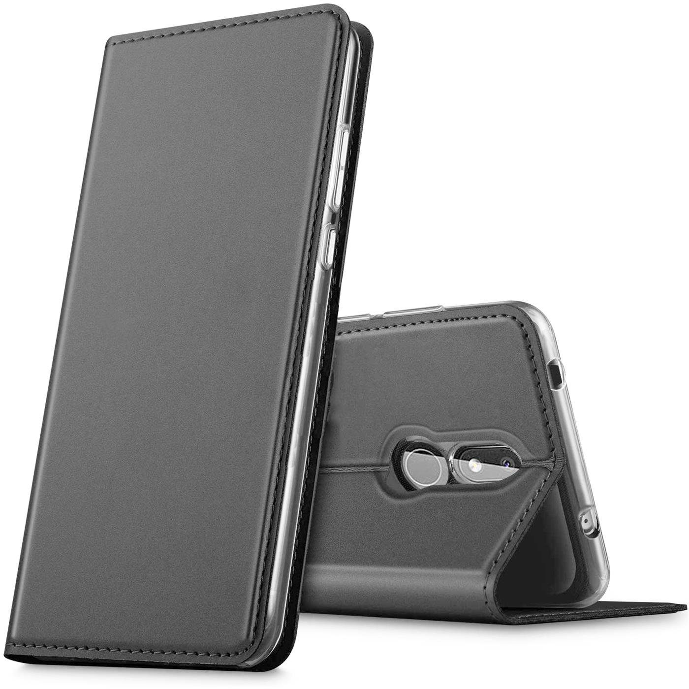 CoolGadget Handyhülle Klapptasche Wallet Kartenfach für Nokia 3.2 6,26 Zoll, Ultra Slim Flip Case Hülle Klapphülle Cover Schutzhülle