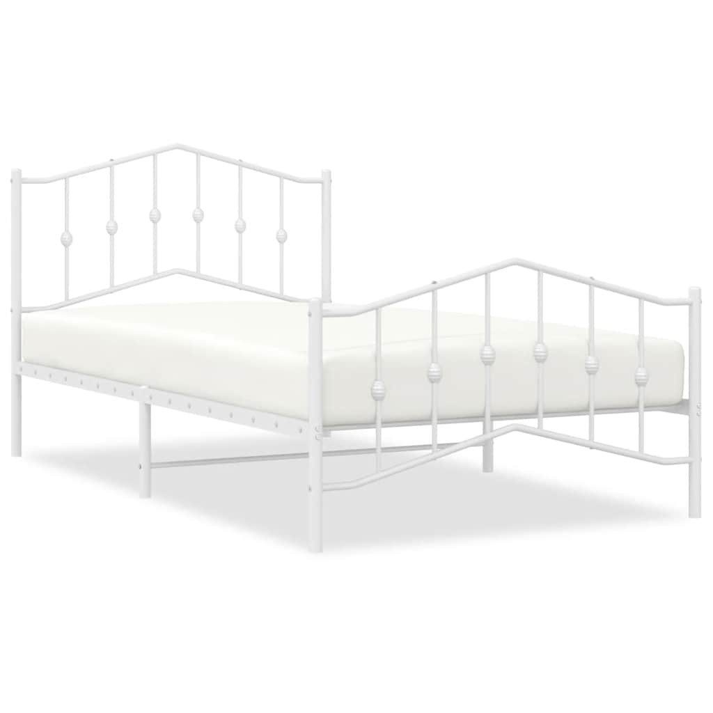 vidaXL Bett Bettgestell mit Kopf- und günstig online kaufen