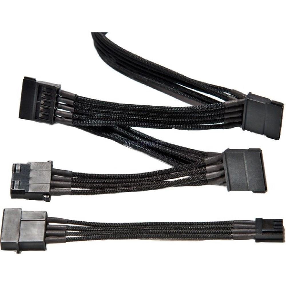 Power Cable PSU > 3x SATA + 1x HDD/FDD Netzkabel