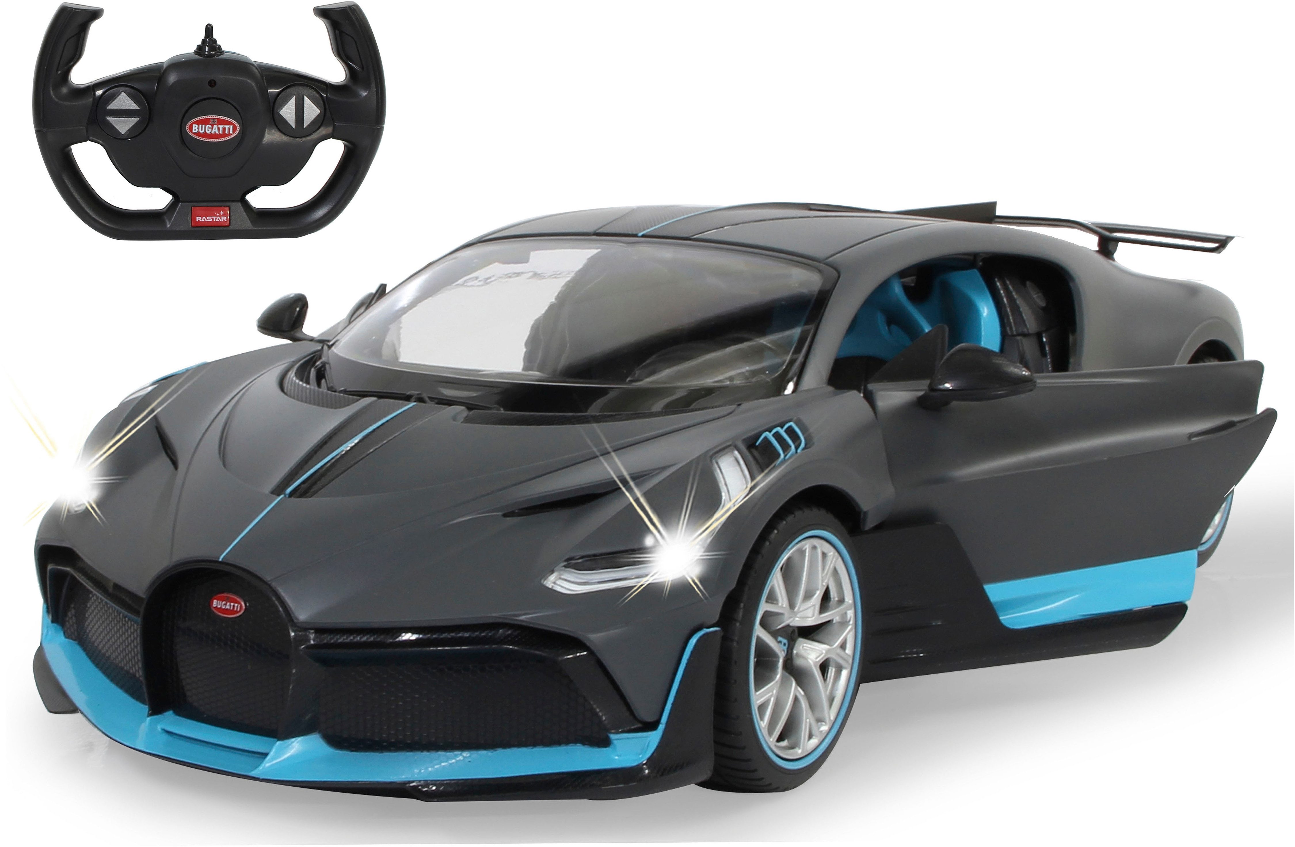 Jamara RC-Auto Deluxe Cars, Bugatti Divo, 1:14, grau, 2,4GHz