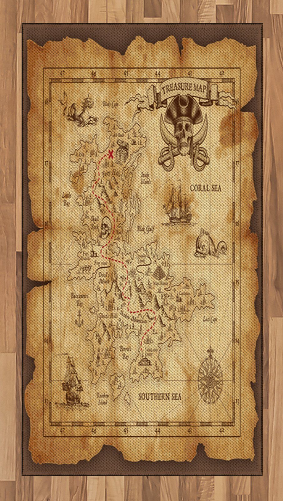 Teppich »Flachgewebe Deko-Teppiche für das Wohn-,Schlaf-, und