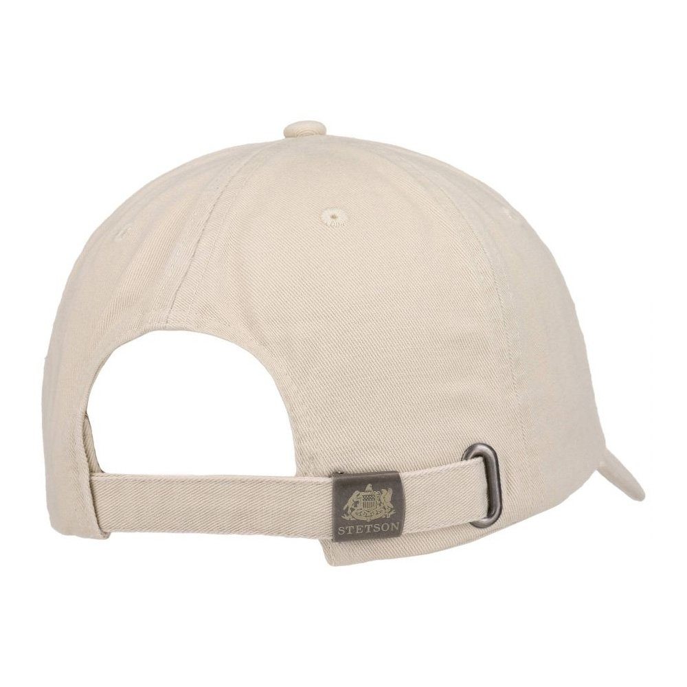 Einheitsgröße (nein) Baseball Basecap Cap Stetson hellbeige Unisex Stetson Cotton Baseball Metallschnalle Cap