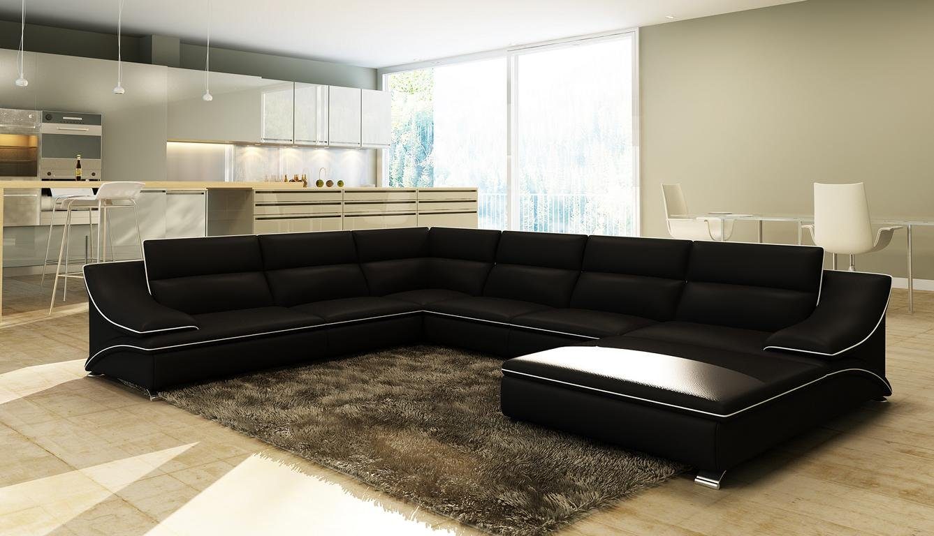 JVmoebel Ecksofa Designer XXL Eckcouch Design, Made Europe Sofa U-Form in Luxus modernes