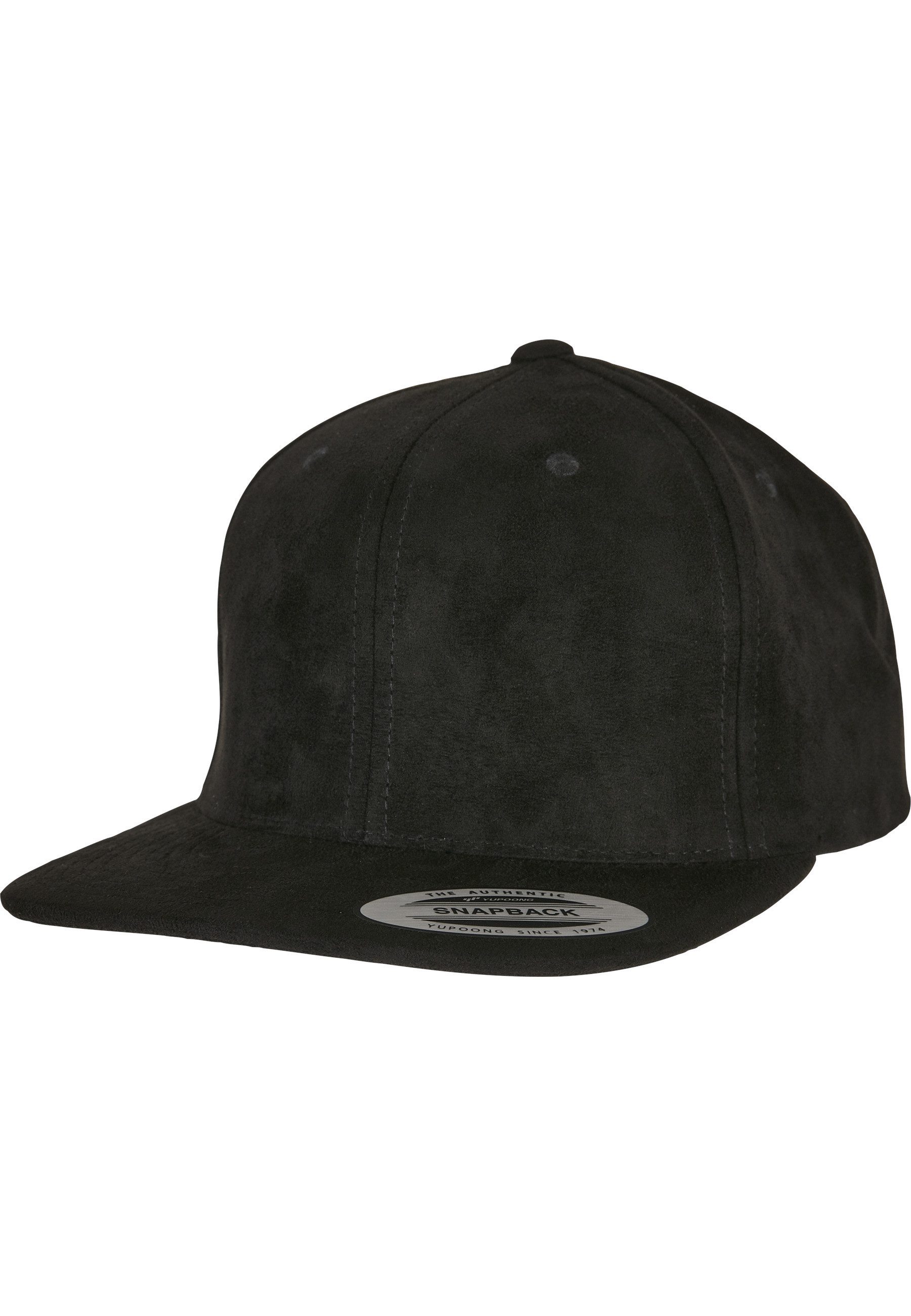 Flexfit Snapback Cap Flexfit Unisex Suede Leather Snapback