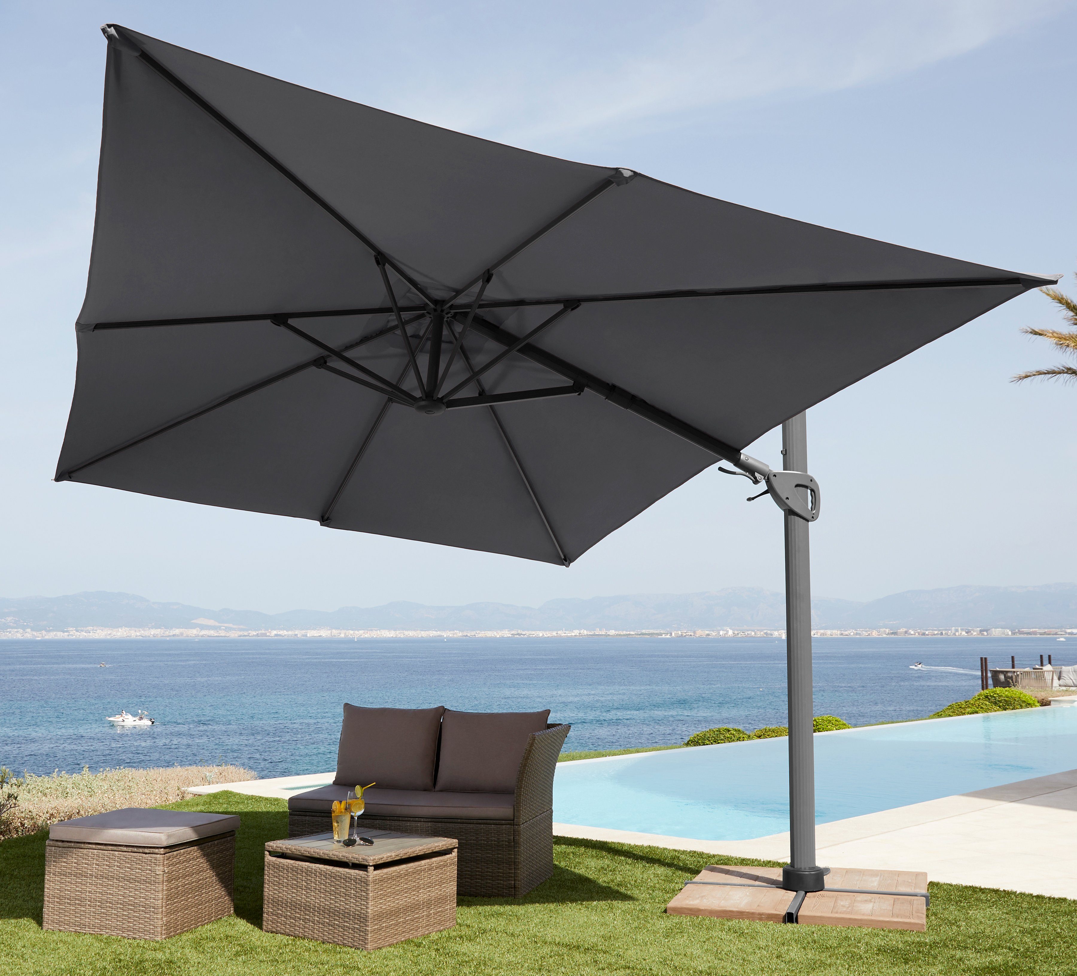 garten gut Sonnenschirm »Big Roma«, LxB: 400x300 cm, ohne Schirmständer,  neigbar online kaufen | OTTO