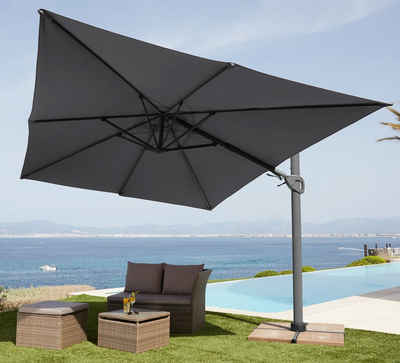 garten gut Sonnenschirm »Big Roma«, LxB: 400x300 cm, mit Schirmständer ohne Platten, neigbar