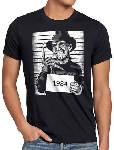style3 Print-Shirt Herren T-Shirt Freddy 1984 halloween horror krueger