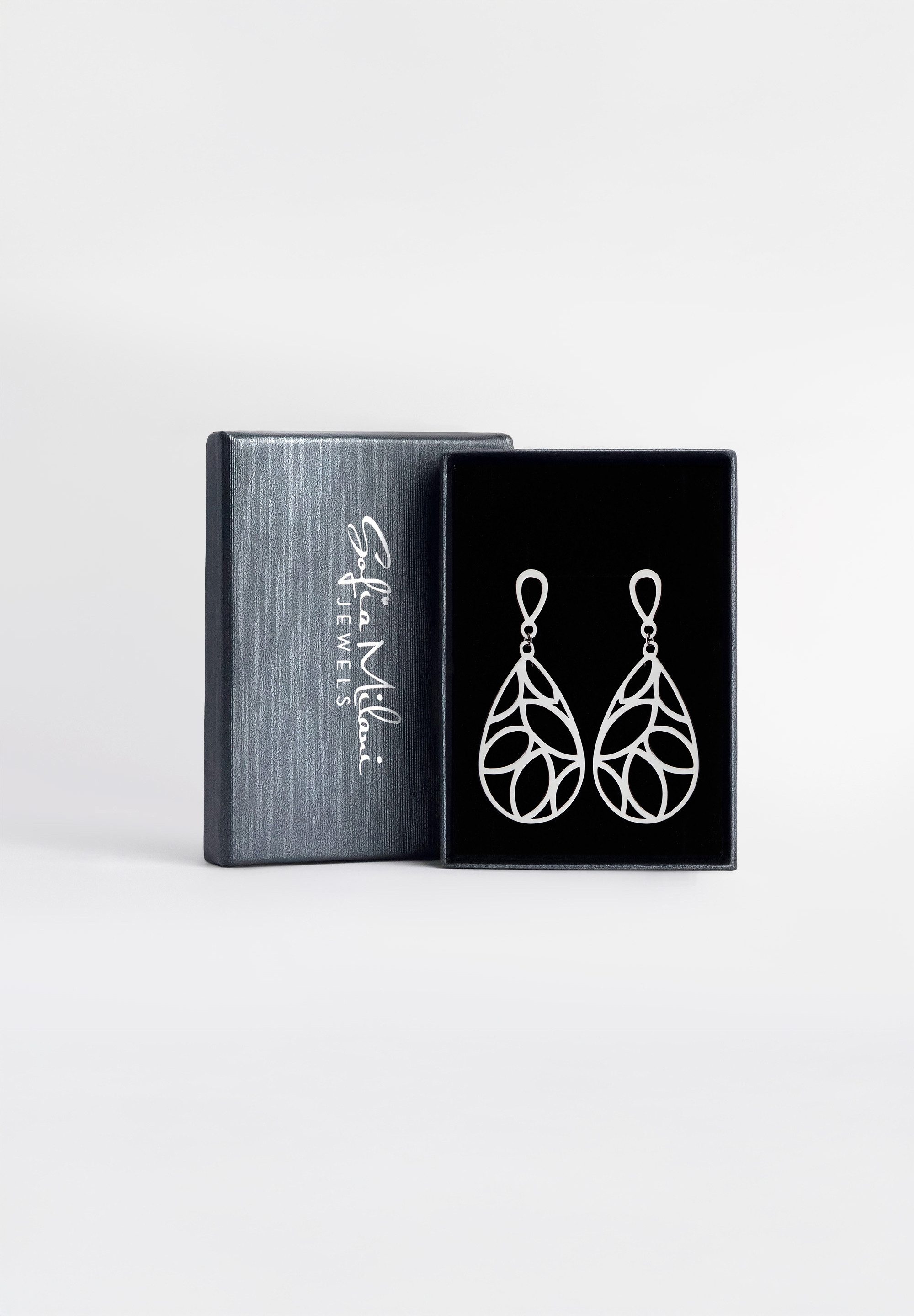 Sofia Milani Paar Ohrhänger Ornament, 925 Silber Damen Schmuck - E1052