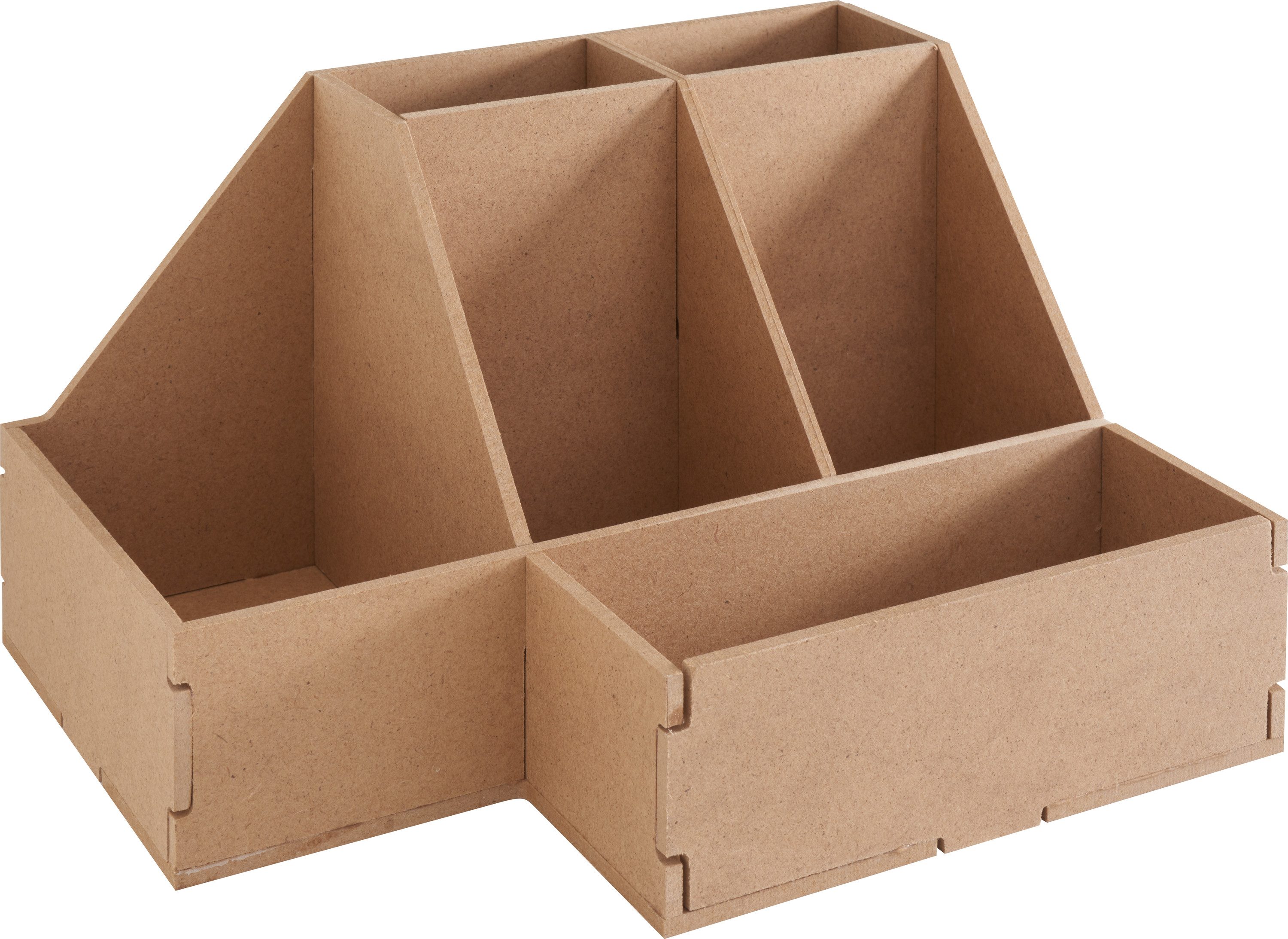 VBS Aufbewahrungsbox Tischorganizer/Stiftehalter Flexio, 9 Teile