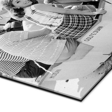 Posterlounge XXL-Wandbild Bridgeman Images, Lino Ventura, Jean Paul Belmondo and Andrea Parisy, Cannes Film Festival, 1964, Wohnzimmer Fotografie