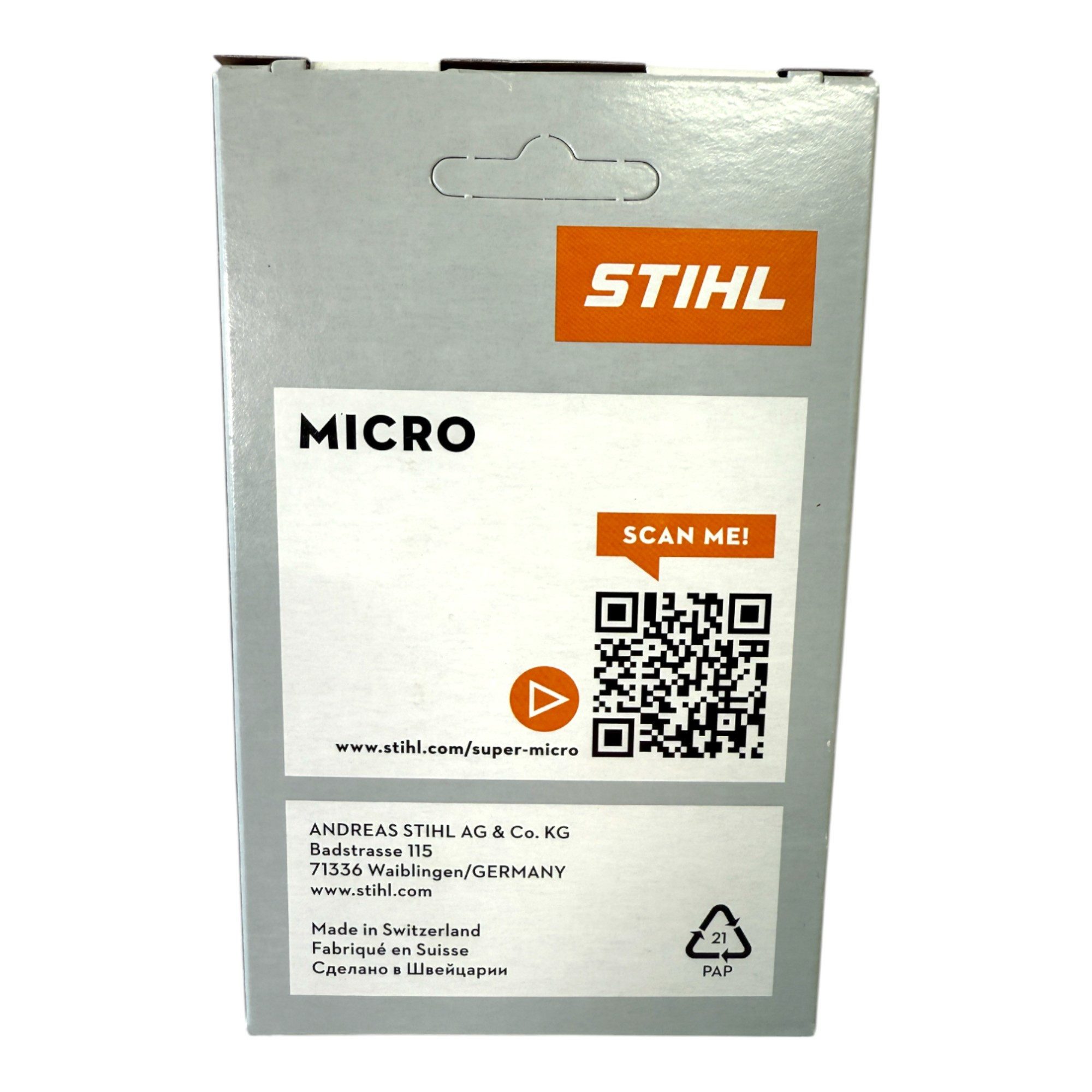 STIHL Ersatzkette 3x 1/4" Picco Micro 3 (PM3) Sägekette 30 cm 1/4" P 1,1 mm 64 TG 3 – Bild 2 von 4