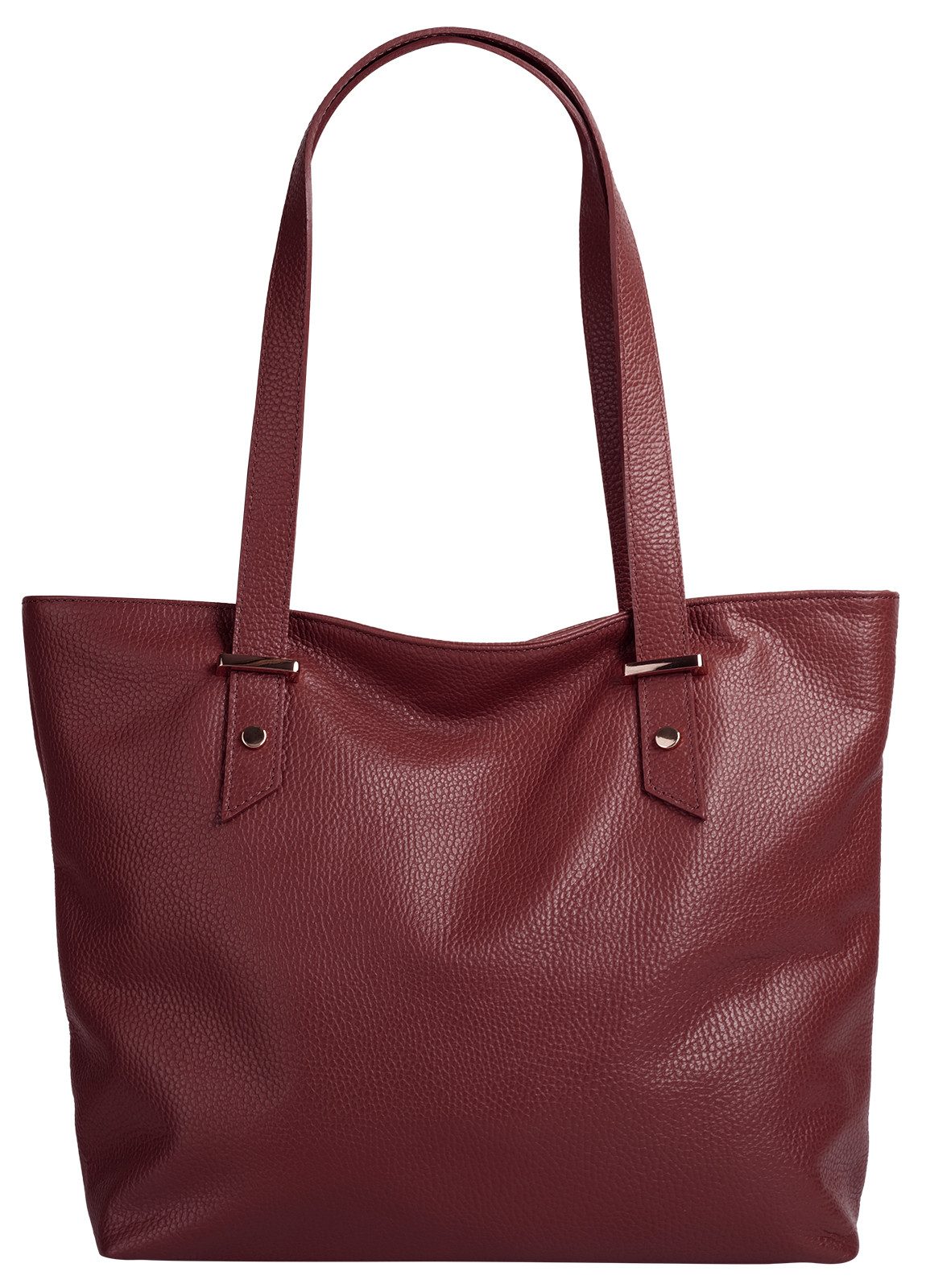 Cluty Shopper Solerino, echt Leder, Made in Italy