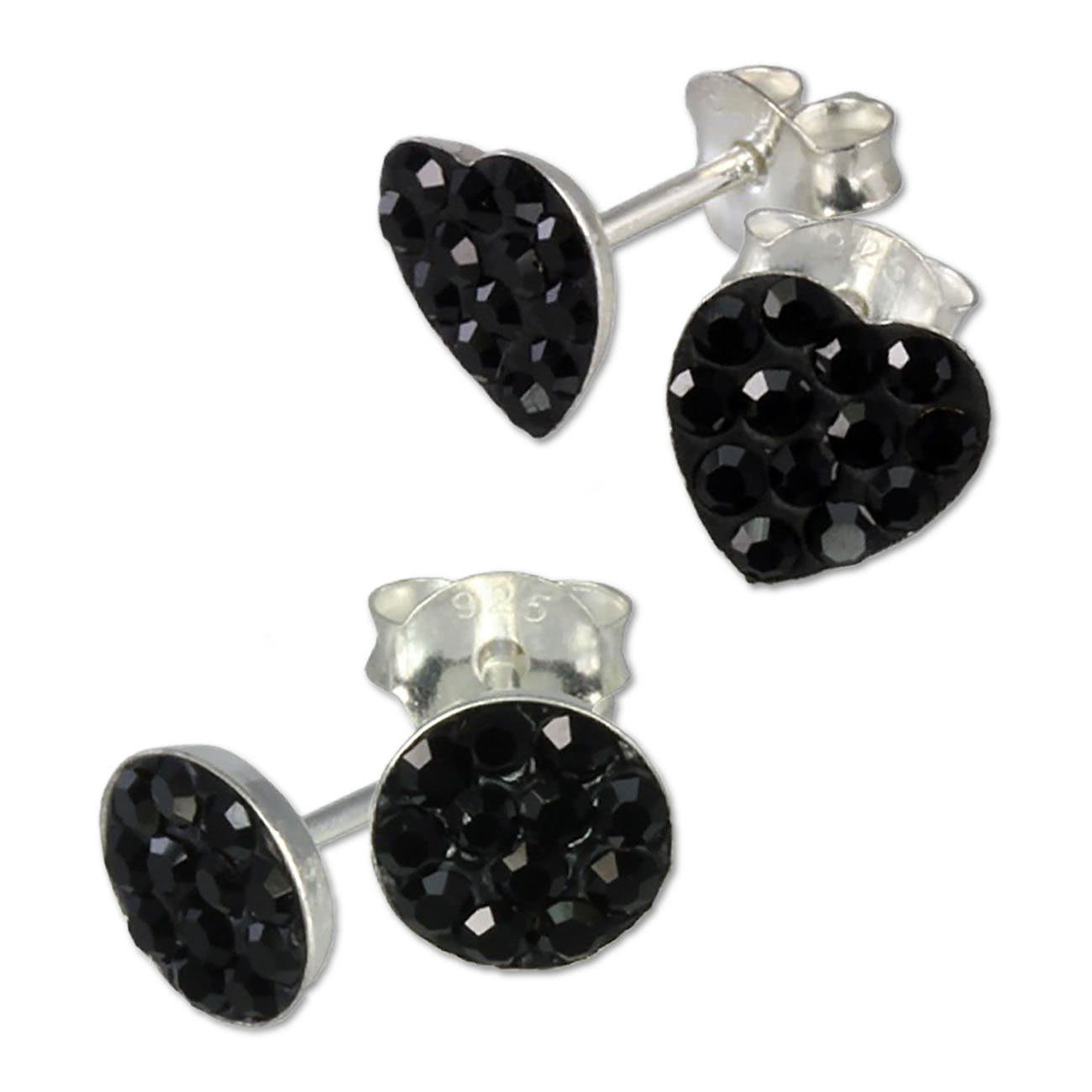 SilberDream Schmuckset SilberDream Glitzer Set Ohrstecker günstig online kaufen