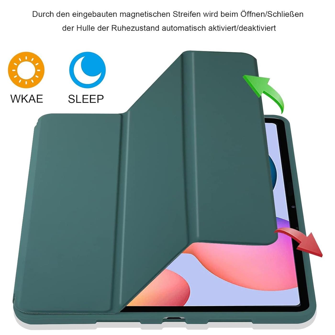 CoolGadget Tablet-Hülle Smart Cover für Samsung Galaxy Tab S6 Lite P615 32,5 cm(12,8 Zoll), Schutz Tasche aufstellbar mit Stift Halter für Galaxy Tab S6 Lite P615