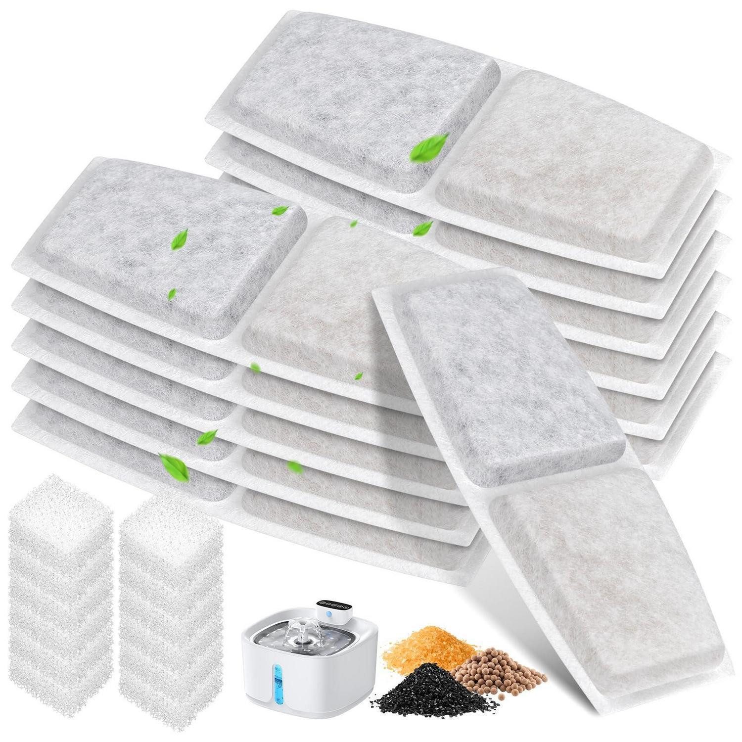 LuxusKollektion Trinkbrunnen Katzenbrunnen Filter 12er Set W01SP