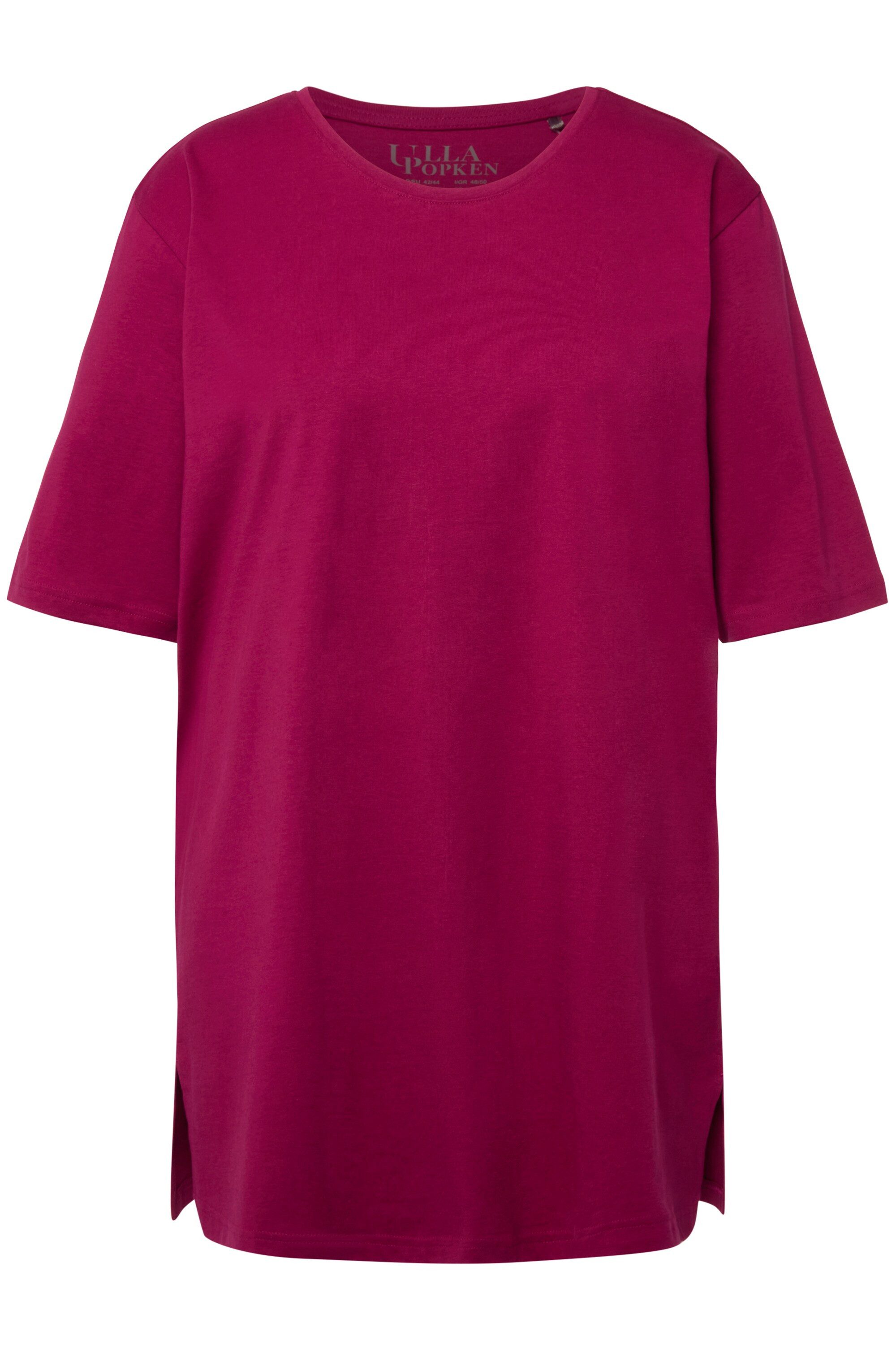 Ulla Popken T-Shirt T-Shirt Rundhalsausschnitt Relaxed günstig online kaufen