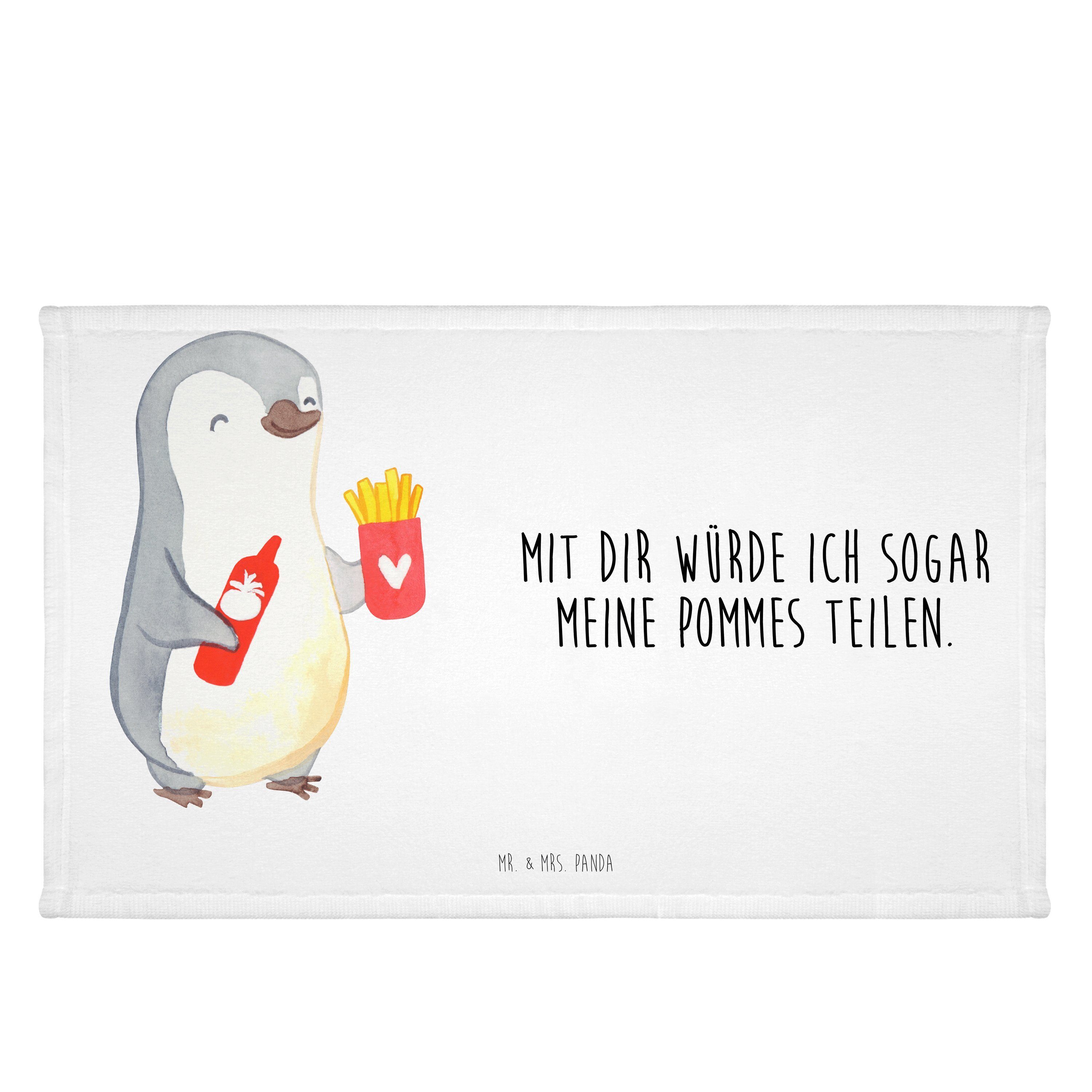 Mrs. Handtuch Geschenk, Pommes Ehemann, Mr. Hocheitstag, für Pinguin (1-St) - Weiß Panda Heiratsan, - &