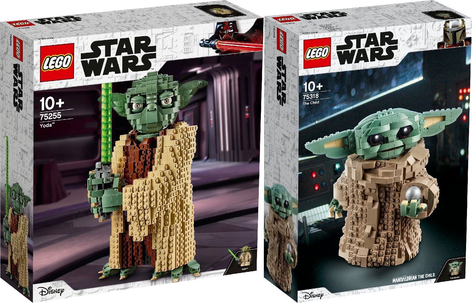 LEGO® Konstruktions-Spielset Star Wars™ 2er Set: 75255 Yoda™ + 75318 Das  Kind