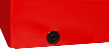 exquisit Gefriertruhe GT100-330E rot, 54,6 cm breit, 96 l, 96 Liter Nutzinhalt, 4 Sterne Gefrieren