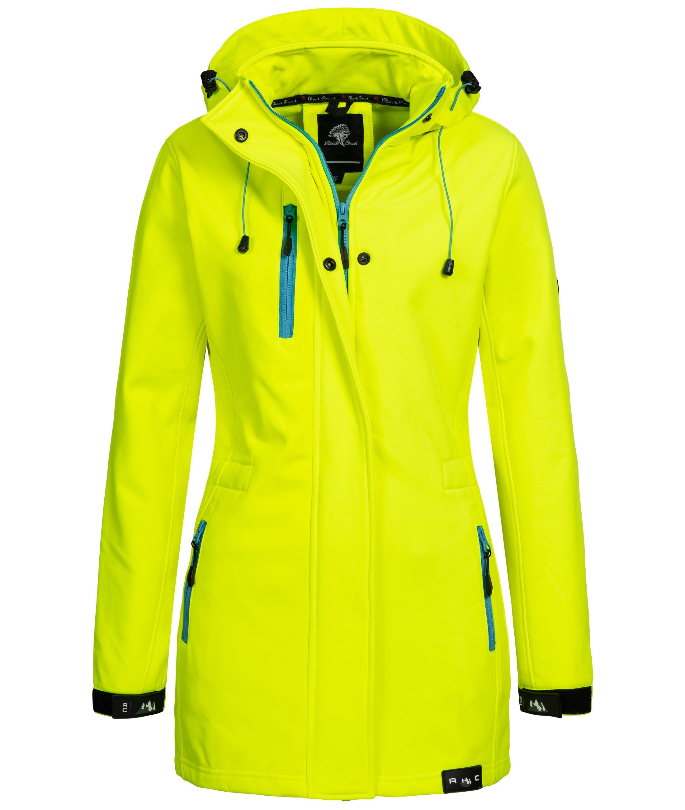 Rock Creek Softshelljacke Damen Softshellmantel Wanderjacke günstig online kaufen