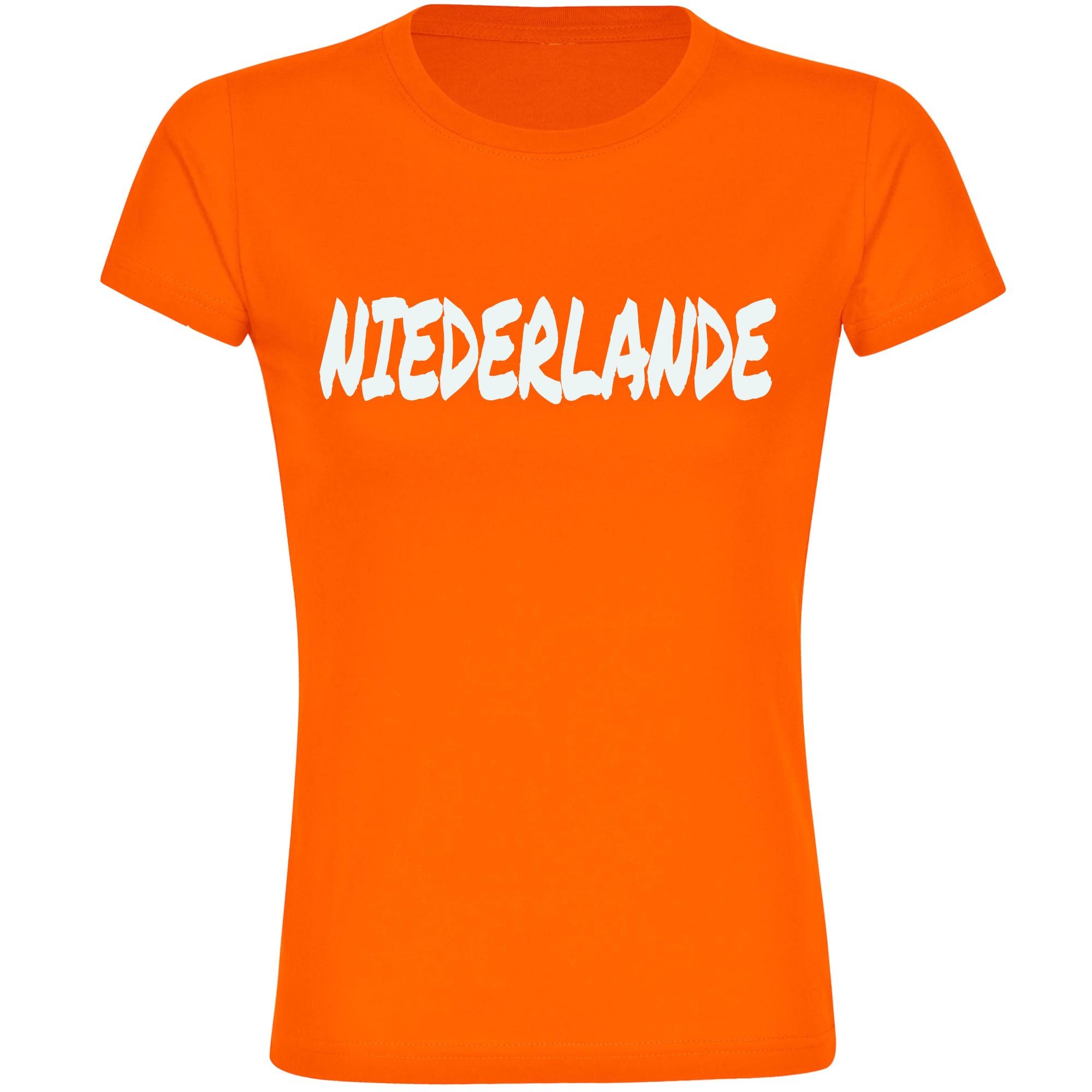 multifanshop T-Shirt Damen Niederlande - Textmarker - Frauen