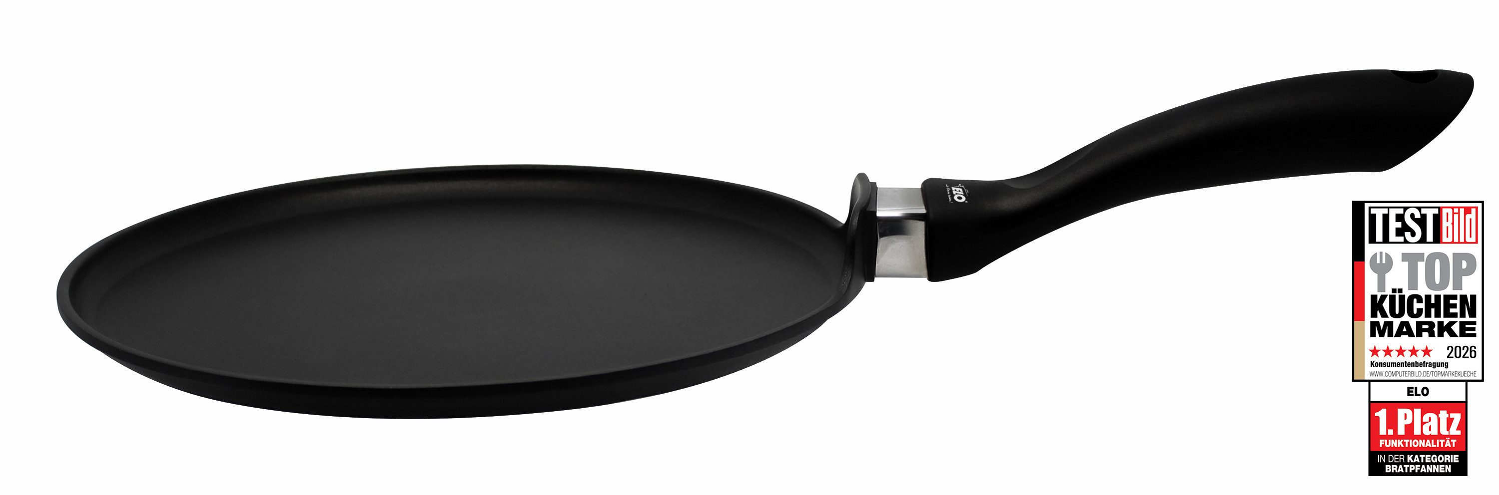 Elo Crêpepfanne Alucast 28cm, Aluminiumguss (1-tlg), Induktion, Ø 28 cm