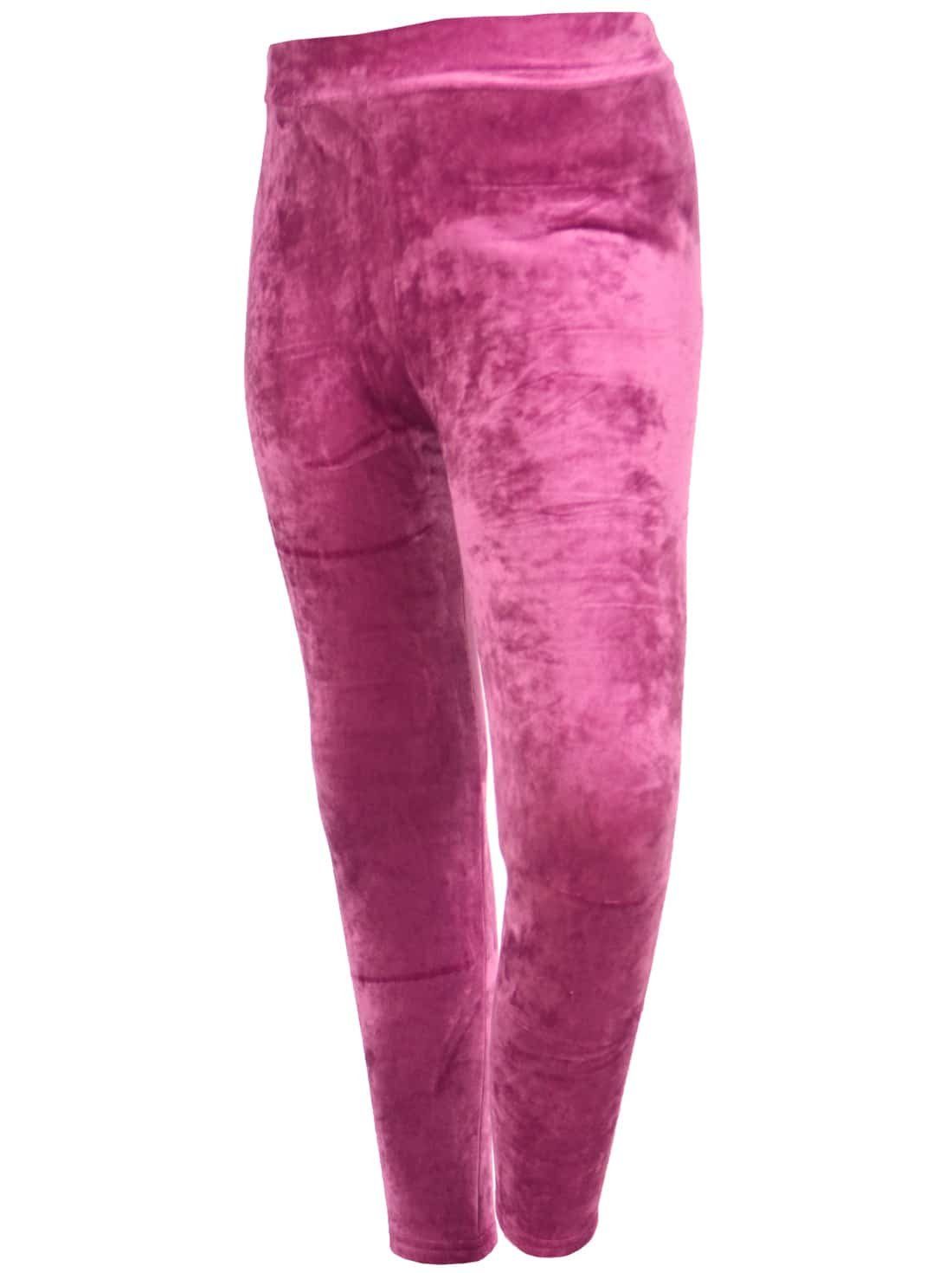 KMISSO Kinder 30518 Hose Thermo Nicki mit Rosa (1-tlg) Leggings Mädchen Bund Leggings elastischem