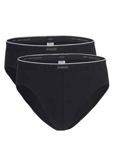 Mey Retro Boxer »2er Pack Dry Cotton« (Spar-Set, 2-St) Slip / Unterhose - Baumwolle - Innen liegender Webbund, Mit Klimaanlage, Flache Beinabschlüsse