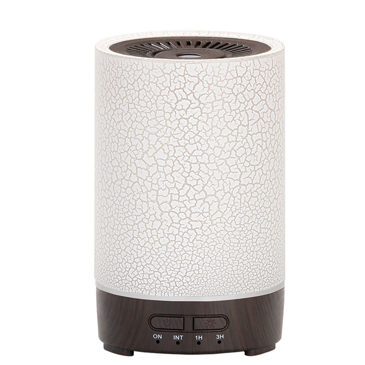 Luftbefeuchter Aroma Diffuser Nachtlicht Multifunktions Dunkles Holz