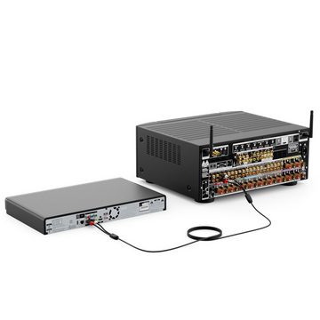 deleyCON deleyCON 0,5m Cinch Kabel RCA HiFi Audio Kabel Audiokabel Heimkino Audio- & Video-Kabel