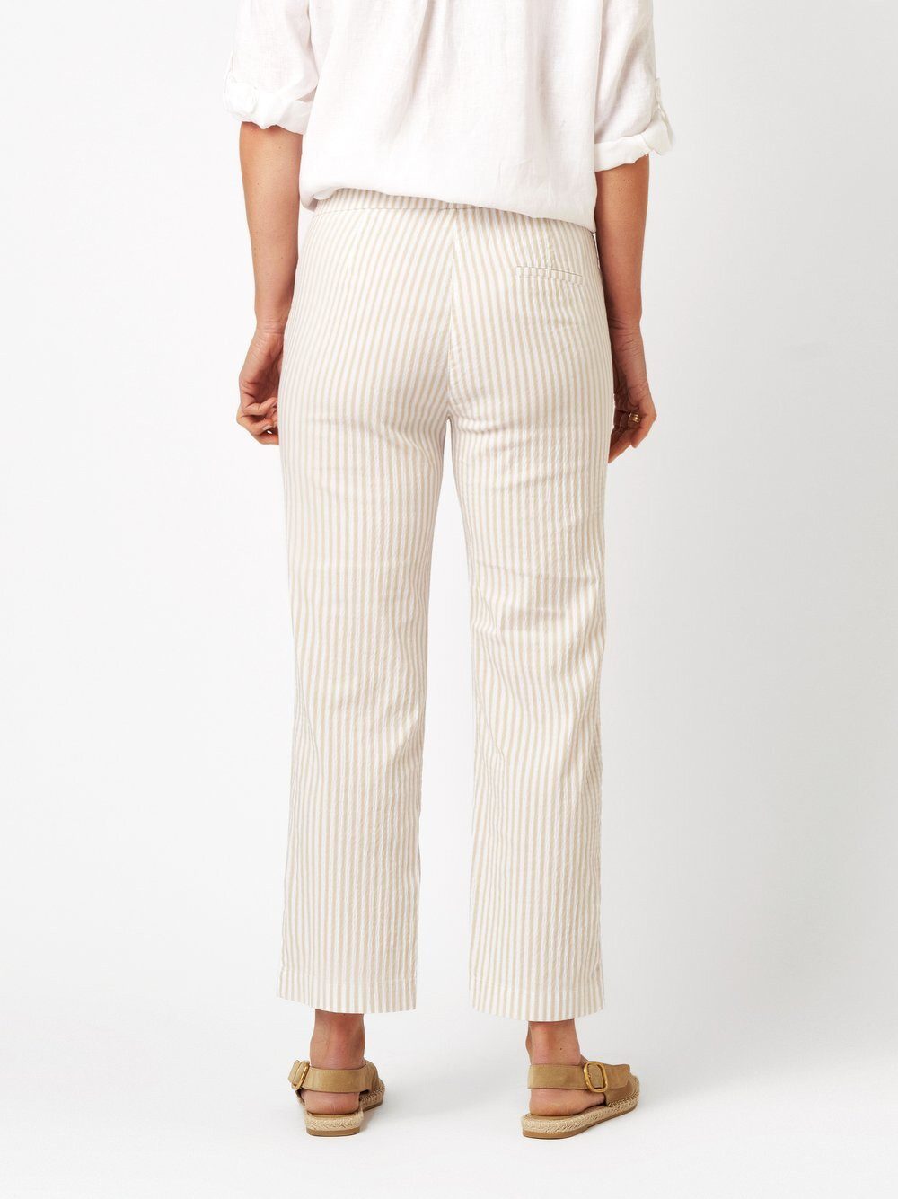 Relaxed by TONI Culotte Scarlet Wide 3/4 aus Seersucker