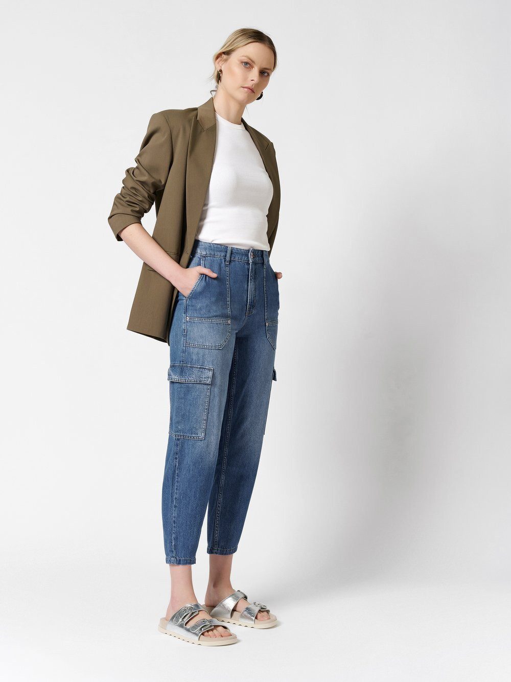 ROSNER Cargojeans Mara_083 mit Cargotaschen günstig online kaufen