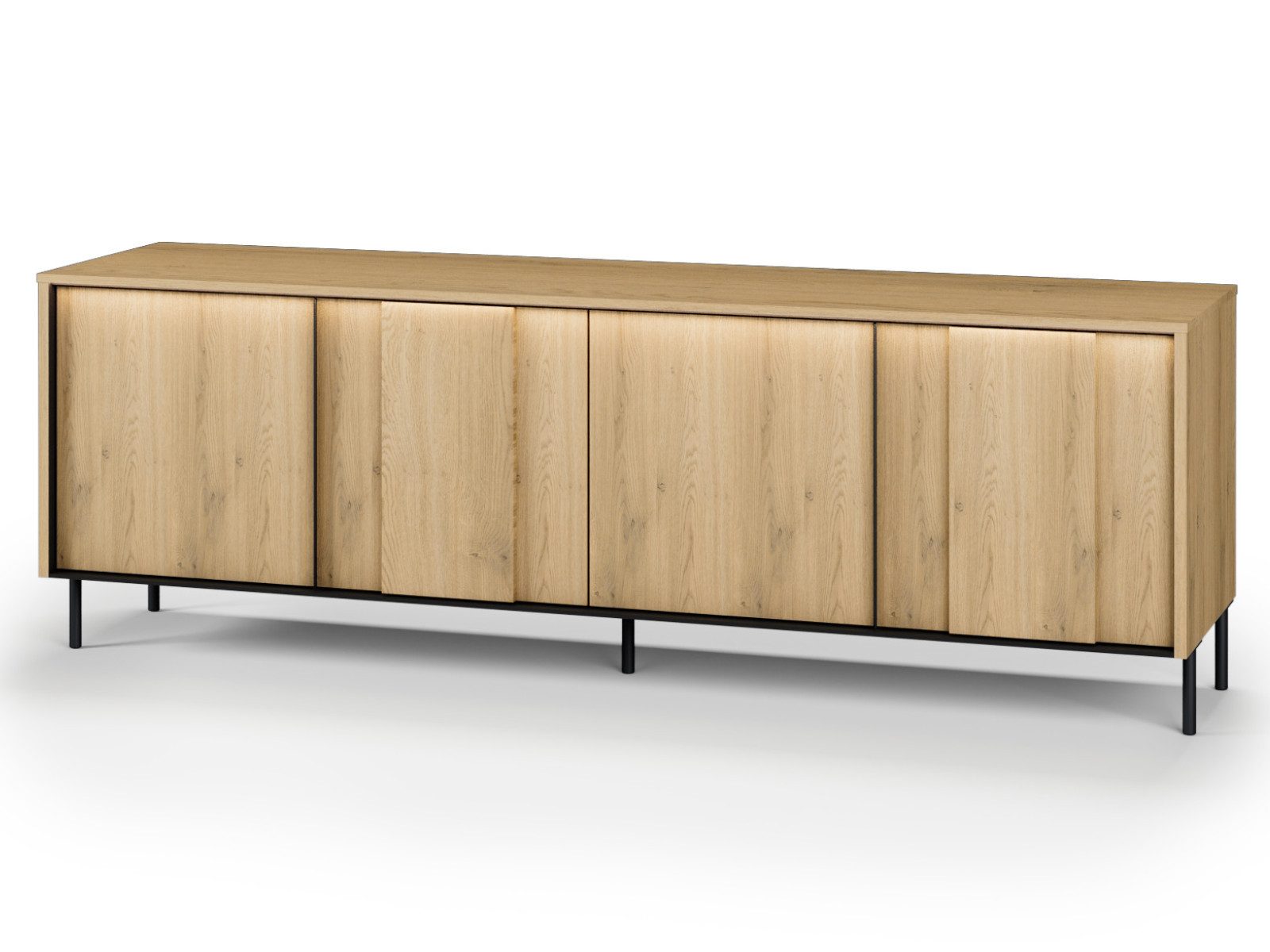 yourhouse24 Lowboard TIVOLI TI-05 (167 cm) mit LED-Beleuchtung