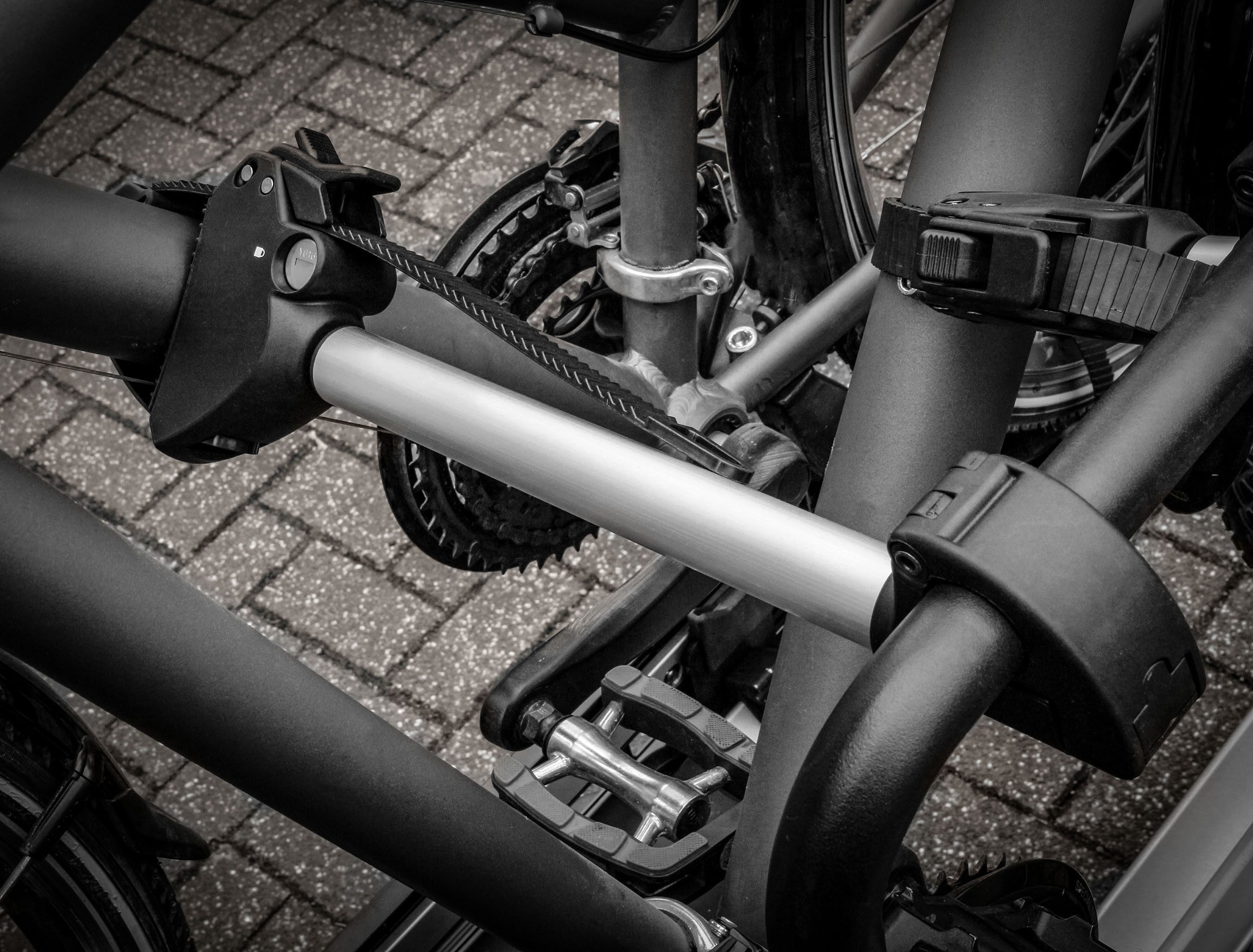 EUFAB Fahrradträger-Rahmenhalter Strap-Rahmenhalter lang Ø 25+30mm, (Packung, 2-St)