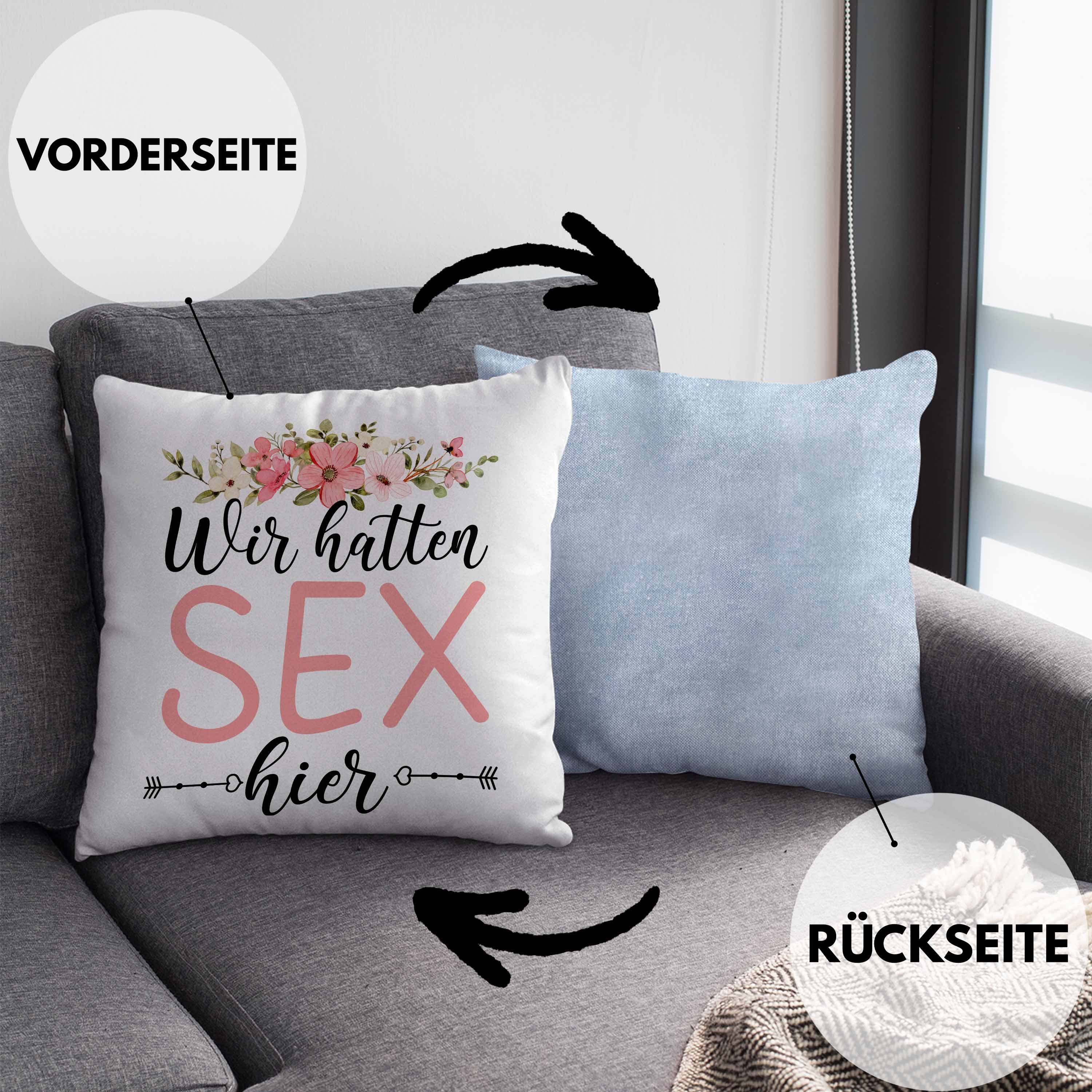 Sex Dekokissen hatten Geschenk Wohnung Blau Trendation mit Kissen Couch Füllung Trendation 40x40 Geschenkidee Neue Dekokissen Wir - Hier