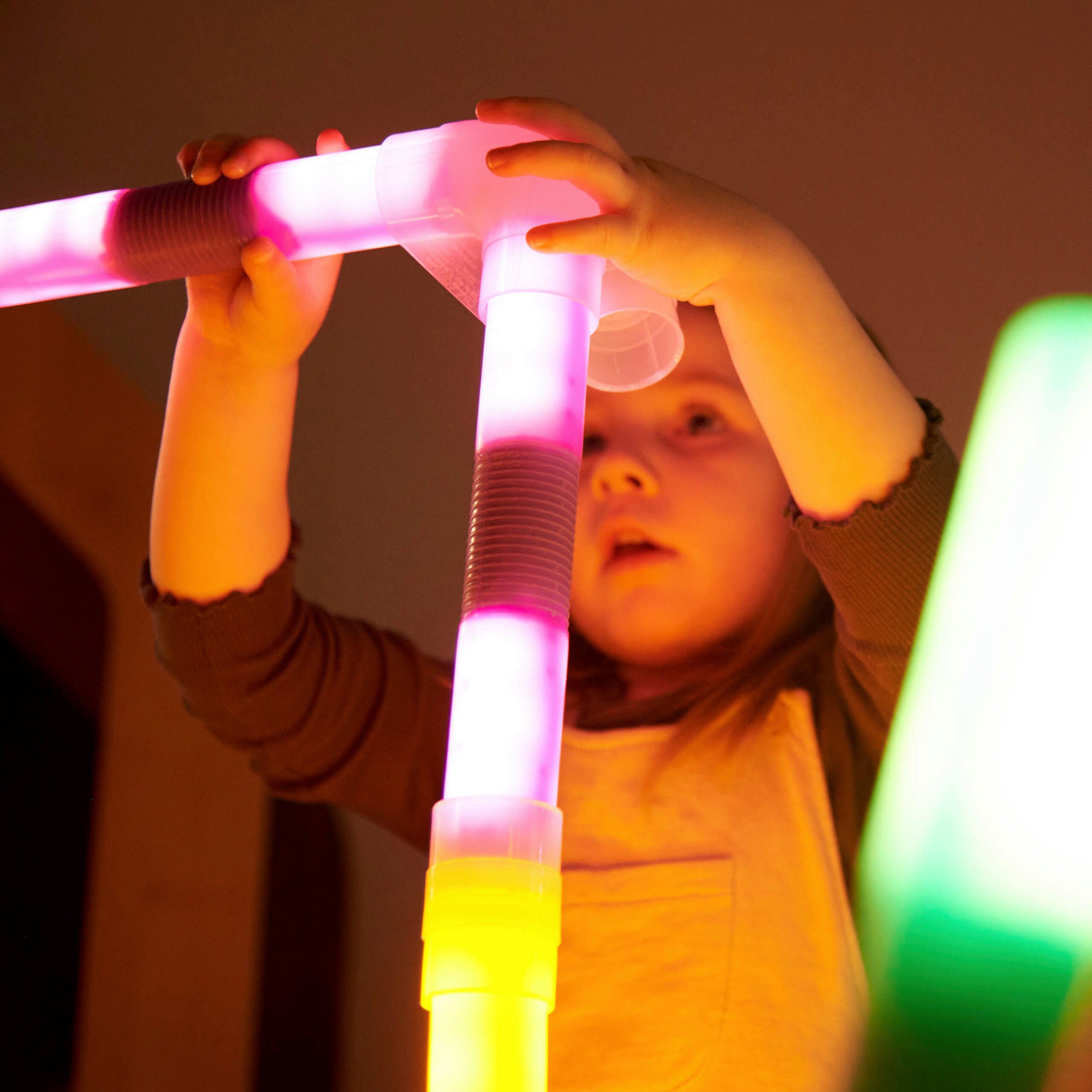 tts Lernspielzeug Farb-Licht-Stäbe-Steckverbinder – Zubehör-Set für Lichtstäbe – Bild 4 von 5