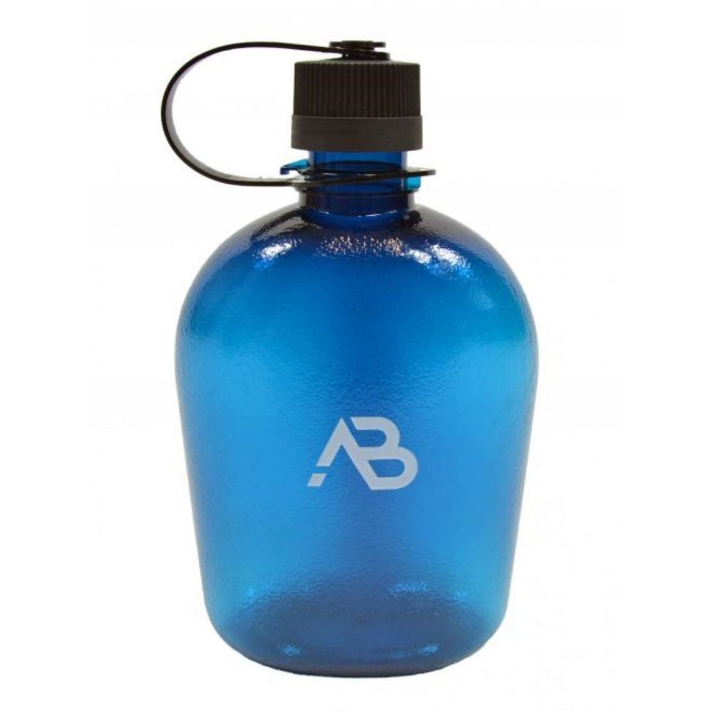A. Blöchl Feldflasche Feldflasche, US GEN. II blau-transparent 1000 ml, Tritankunststoff, Inhalt ca. 950 ml