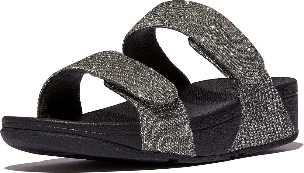 Fitflop Lulu Adjustable Shimmerlux Slides Sandale