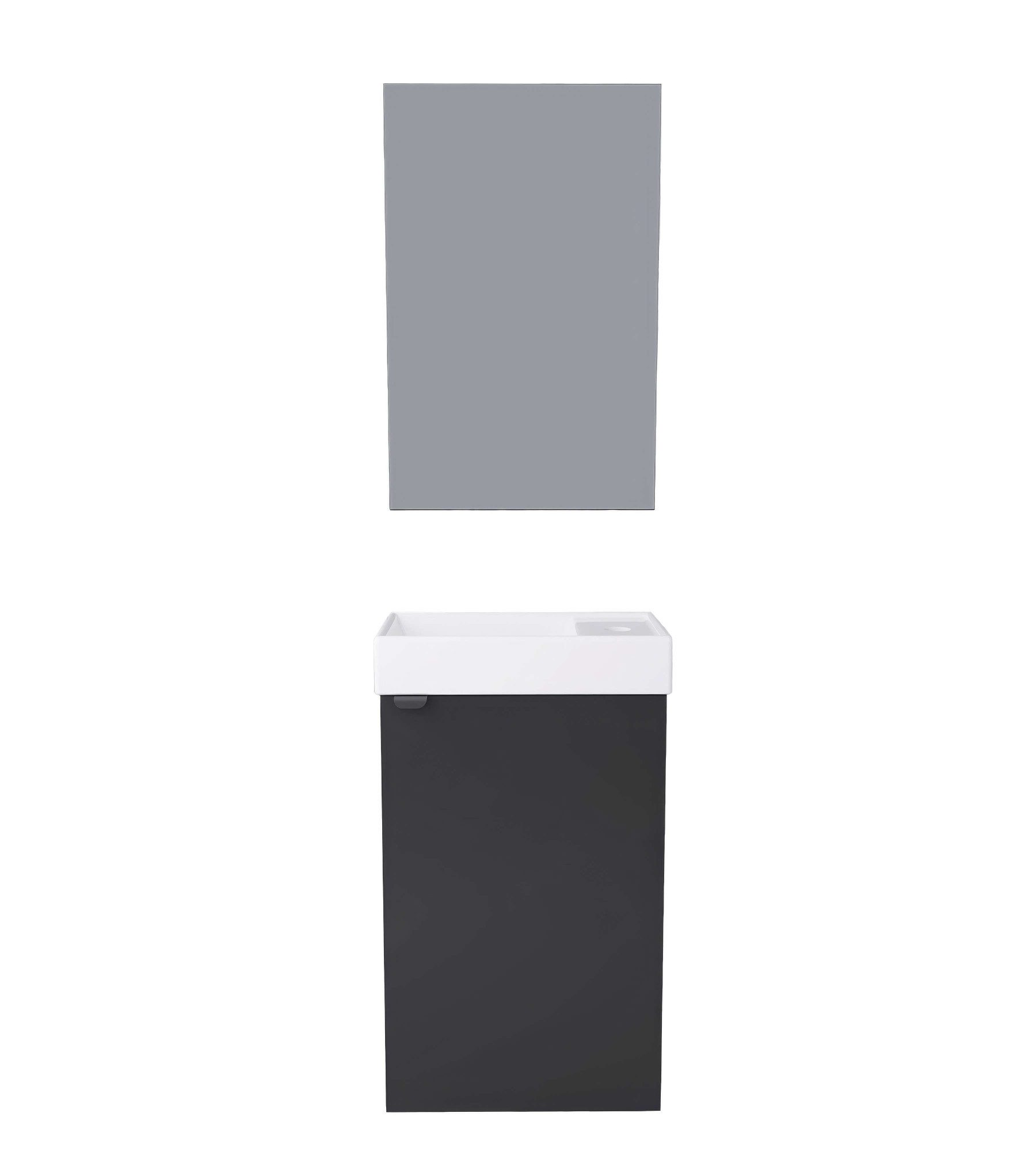 welltime Badmöbel-Set Badmöbel-Set Gesa, Schrank mit Waschbecken und Spiege günstig online kaufen