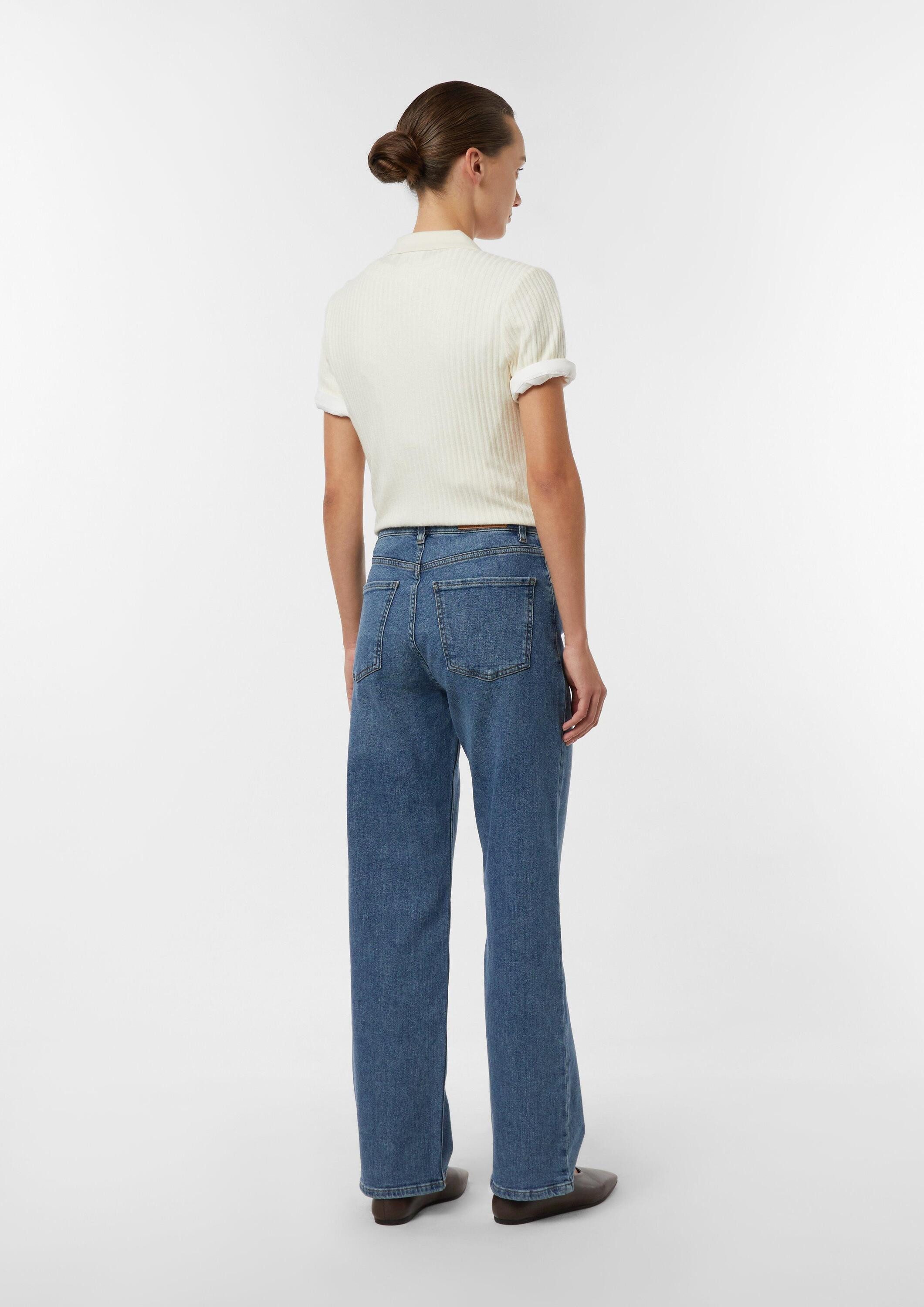 comma Regular-fit-Jeans Jeans-Hose Elastische Straight Leg Jeans
