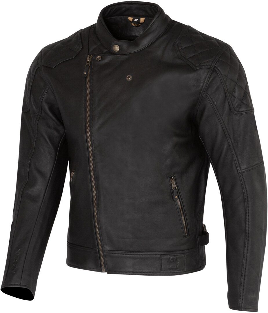 Merlin Motorradjacke Chester D3O Cafe Motorrad Lederjacke Atmungsaktiv prot günstig online kaufen