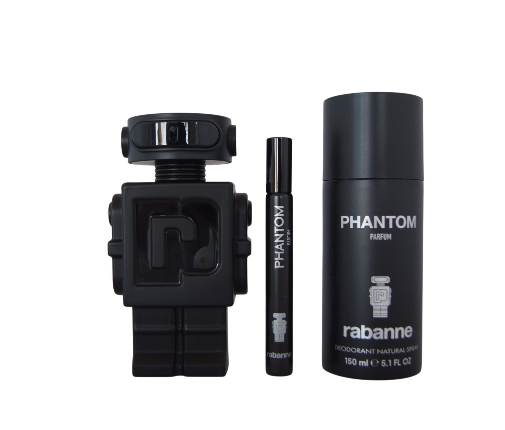 Paco Duft-Set Paco Rabanne Phantom Parfum 100ml + Parfum 10ml + DS 150ml, 1-tlg.