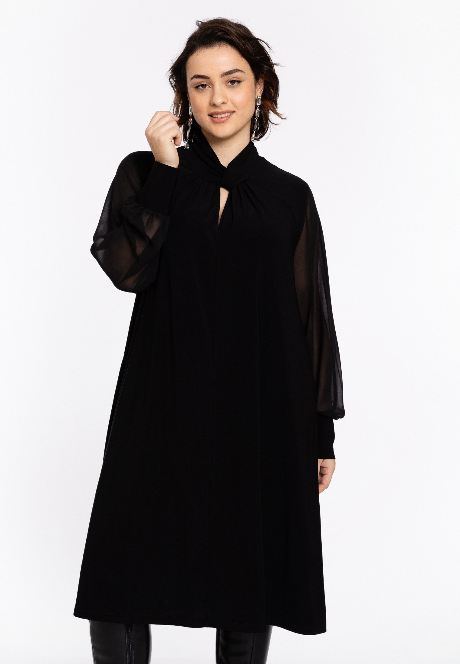A-Linien-Kleid Damen Kleid Lockere Passform