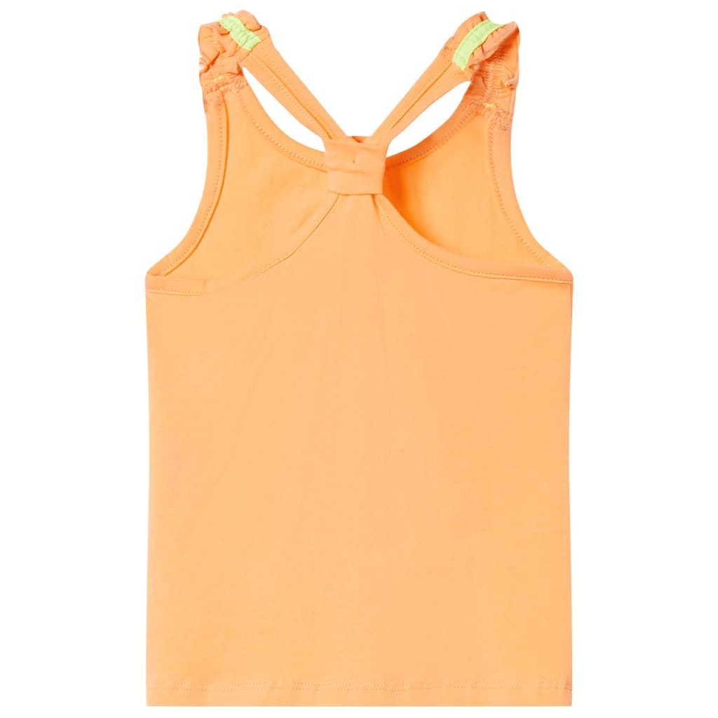 vidaXL Tanktop Kinder-Tanktop Hellorange 128