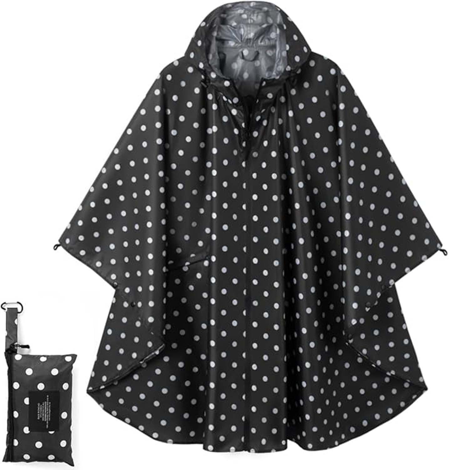 Coonoor Regenjacke Unisex Regenjacken Regencape, Wasserdicht mit Kapuze