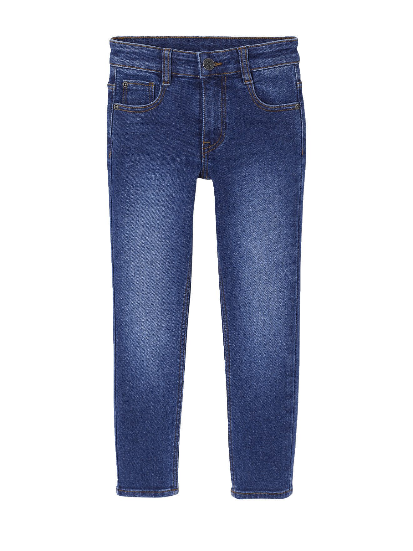 vertbaudet 7/8-Caprijeans Jungen Skinny-Jeans mit verstellbarer Bundweite
